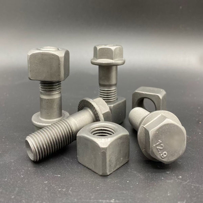 M40 M28 M16 Railroad Track Bolts And Nuts Square Head